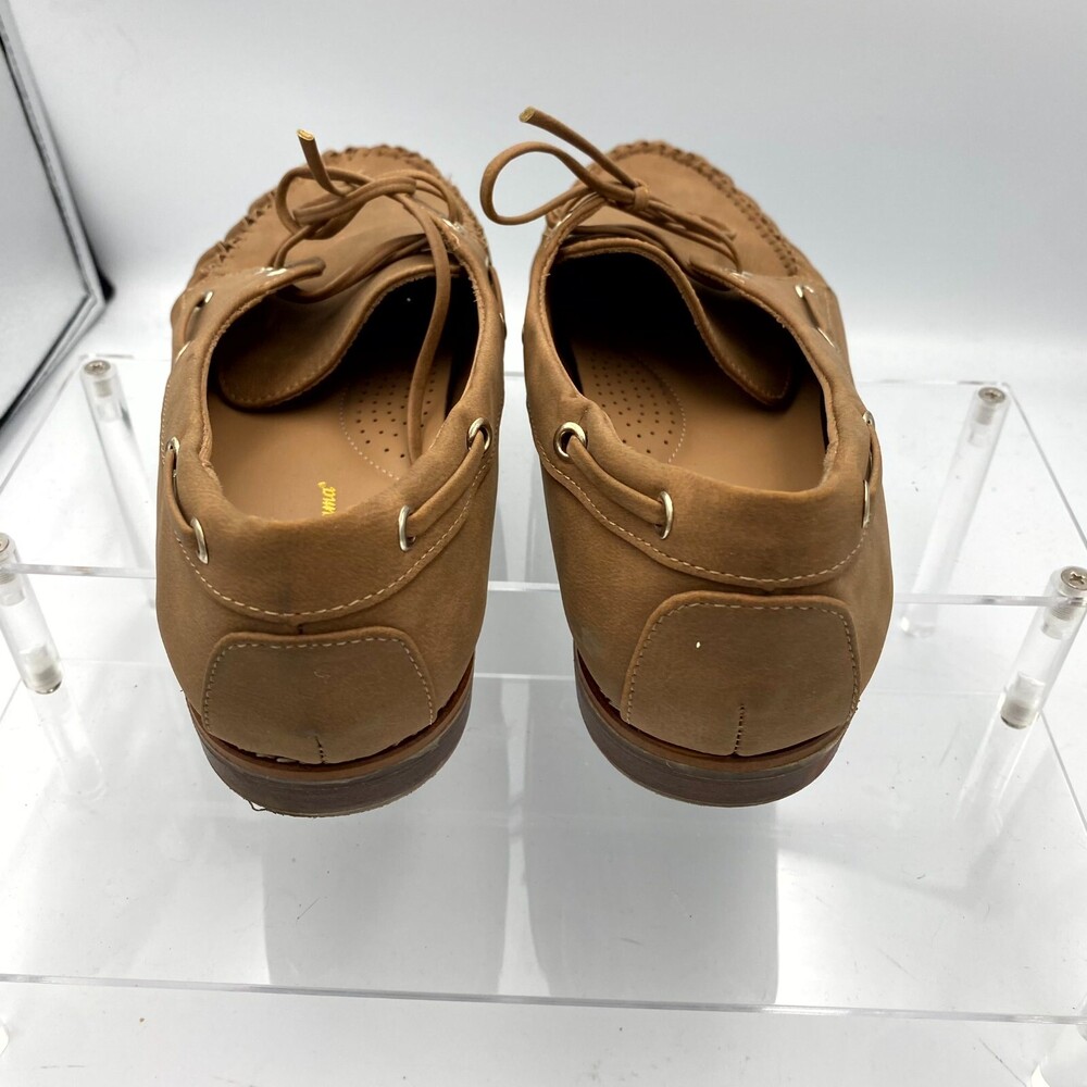 Tommy Bahama Nahara Women's US 10 M Flat Loafers Brown Leather Casual Boat Shoes - Picture 3 of 10
